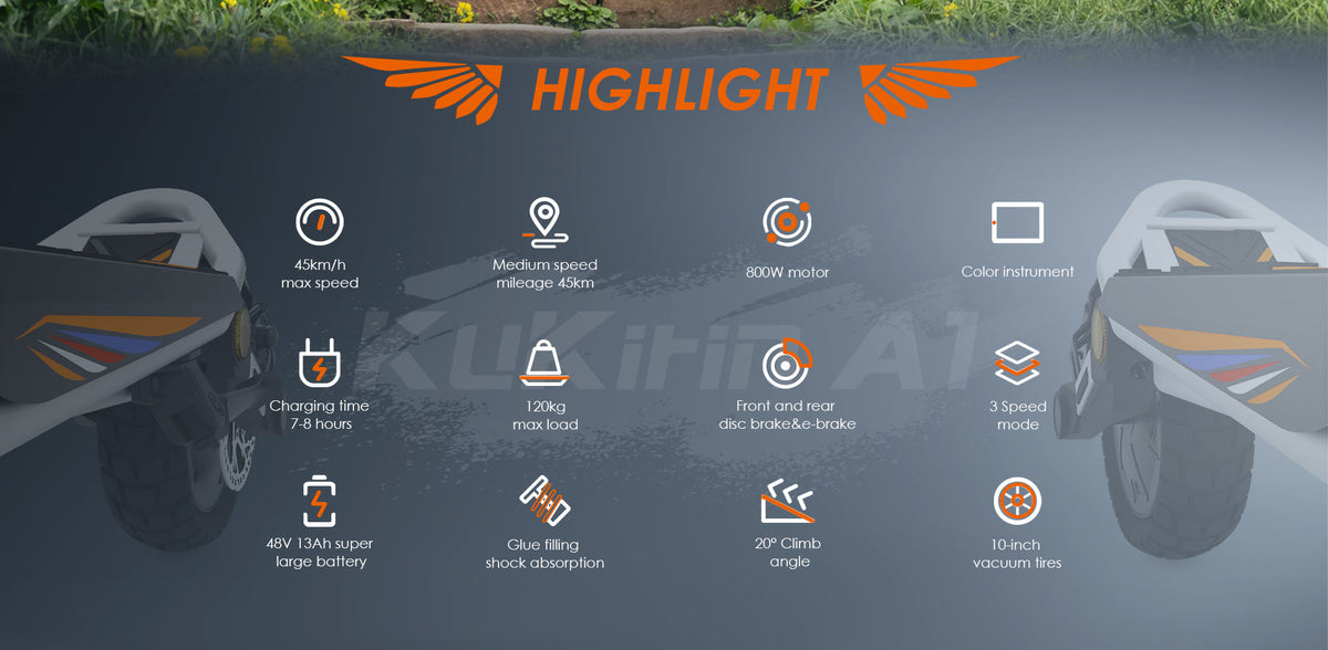 KuKirin A1 Electric Scooter detail image 2
